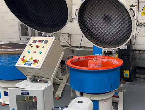 110 litre vibratory finishing plain bowl