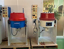 two turbo 60 centrifugal disc finishing machines